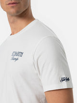 T-shirt da uomo in cotone pesante Arnott con stampa Apres tennis champ