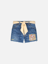 Damen Libby Jeansshorts Arizona | HERGESTELLT AUS LIBERTY-STOFF