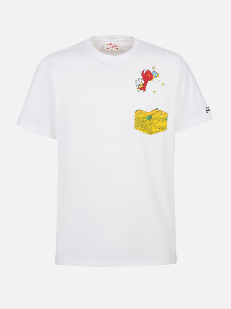 T-shirt da uomo in cotone Austin con stampa Zio Paperone | ©EDIZIONE SPECIALE DISNEY