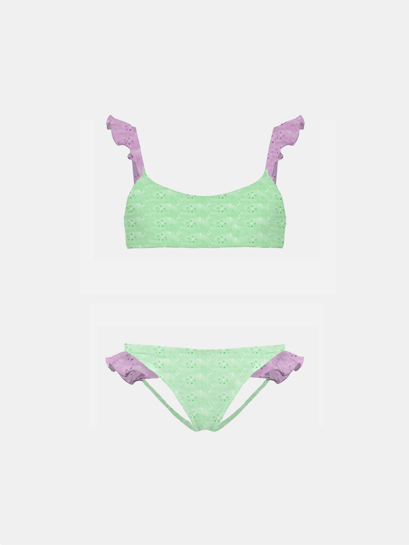 girl-bikini-ruffle-green