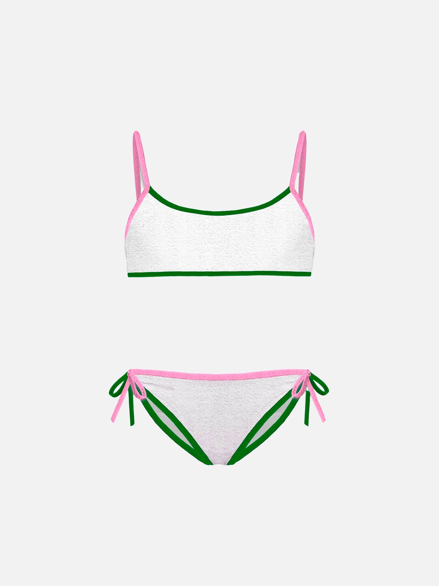 Girl terry bralette bikini