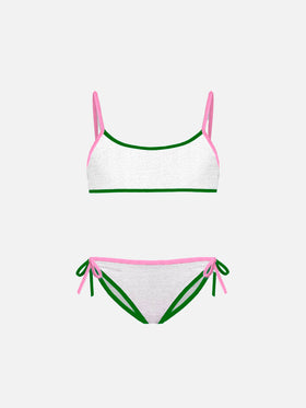 Girl terry bralette bikini