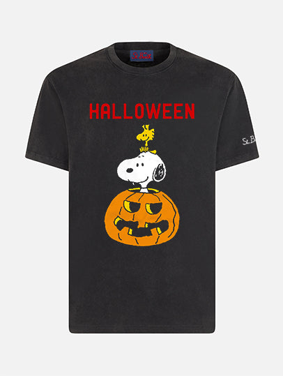 Man heavy cotton t-shirt with Halloween print | SNOOPY - PEANUTS™ SPECIAL EDITION