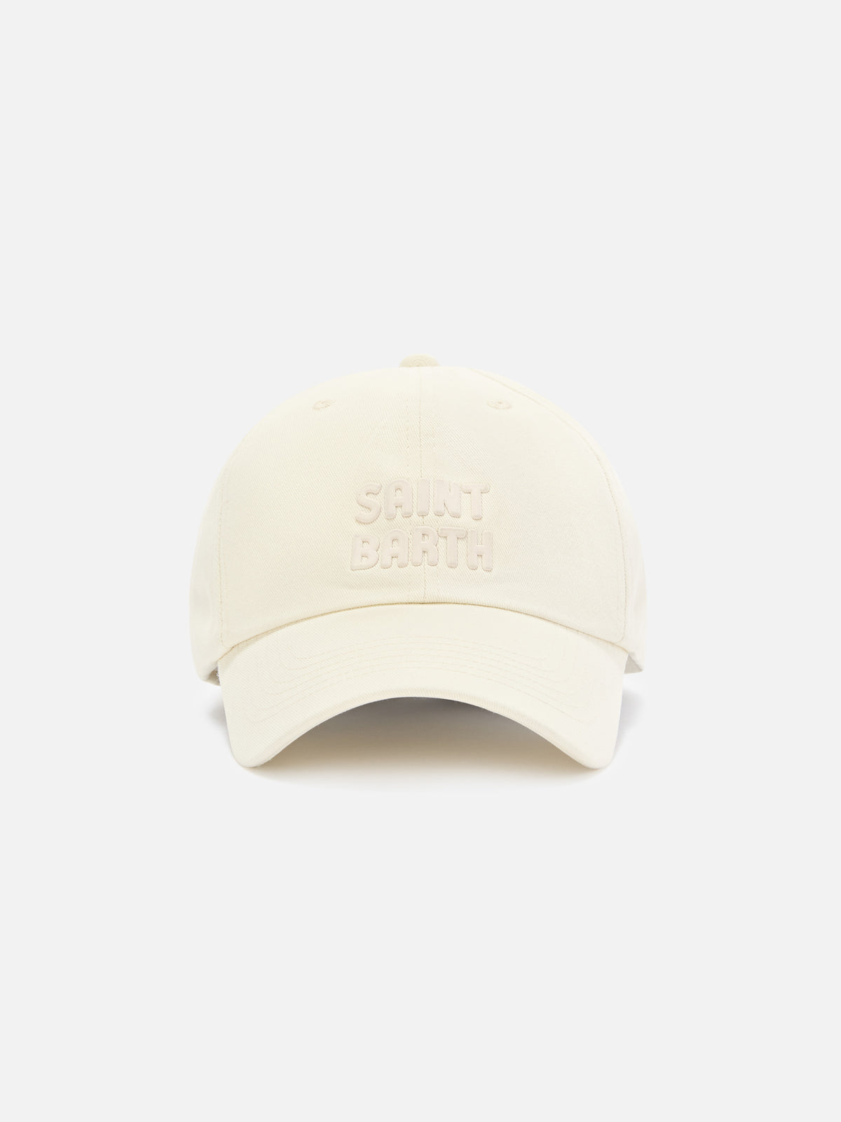 Gorra Studio color off white Baseball con bordado del logo 