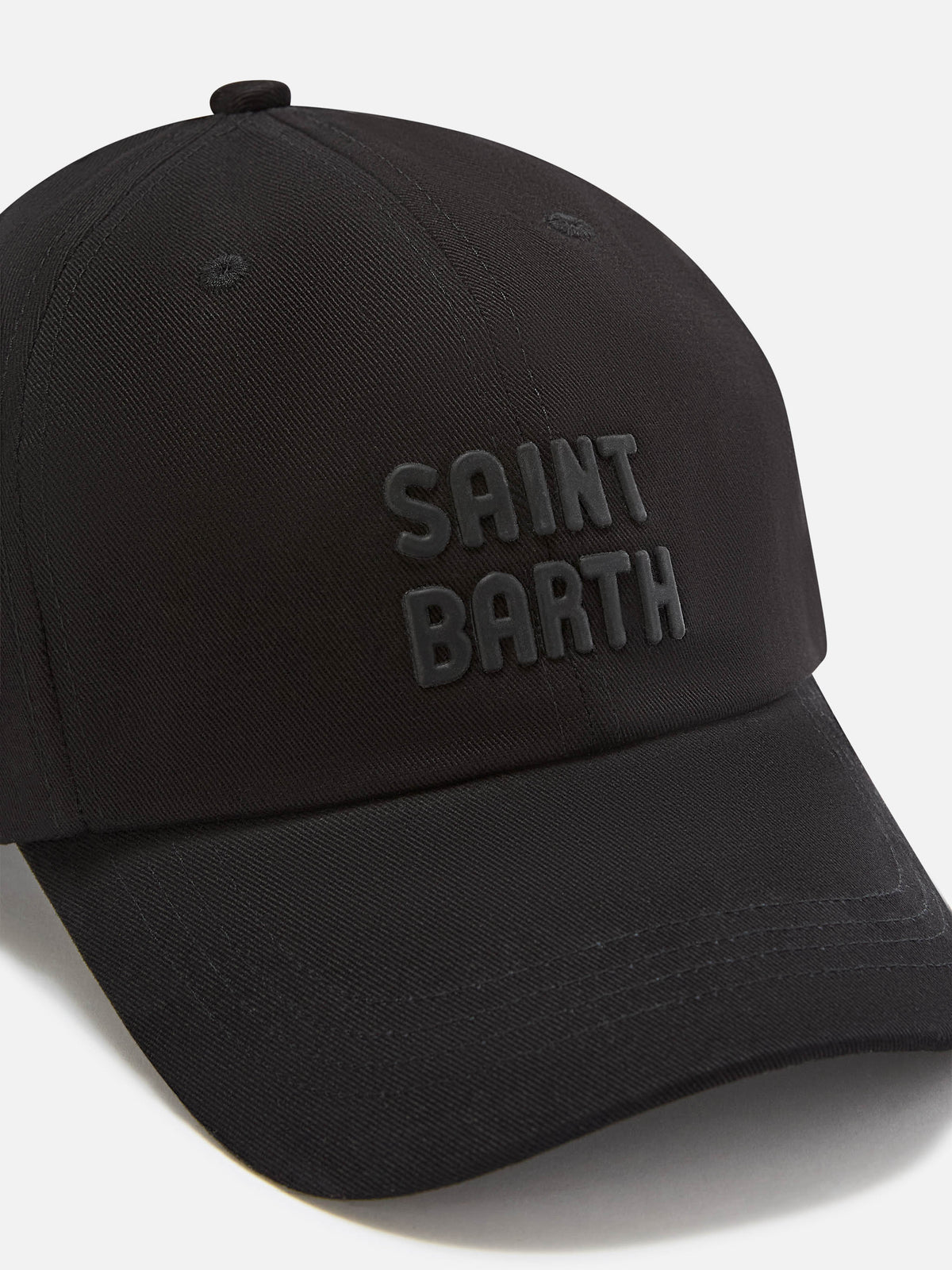 Gorra Studio negra Baseball con bordado del logo 