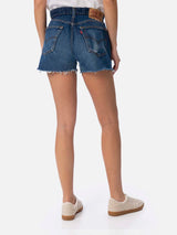 Damen Upcycling Jeansshorts Arizona mit Strasssteinen