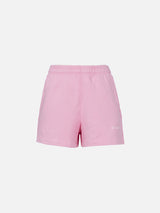 Woman cotton pull up shorts Cate