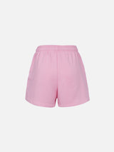 Woman cotton pull up shorts Cate