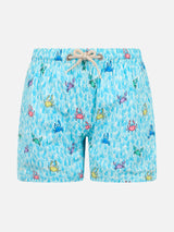 Boy Comfort Light Badeshorts mit Krabben-Print