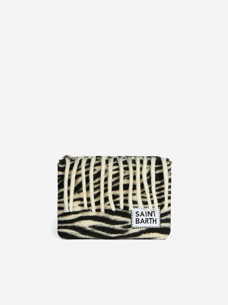 Parisienne-Decken-Umhängetasche Clutch mit Animal-Print