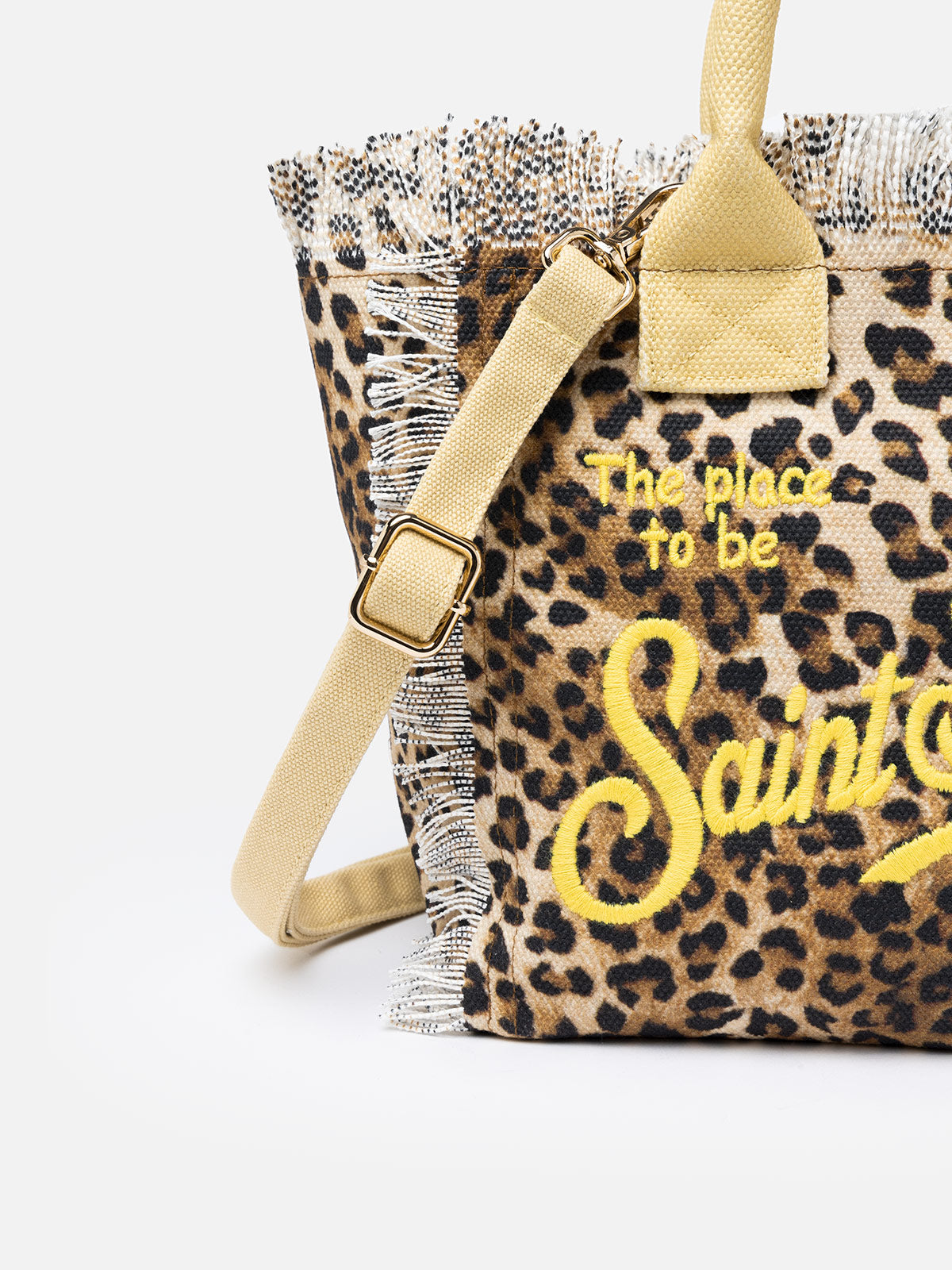 Colette-Handtasche aus Animalier-Baumwollcanvas
