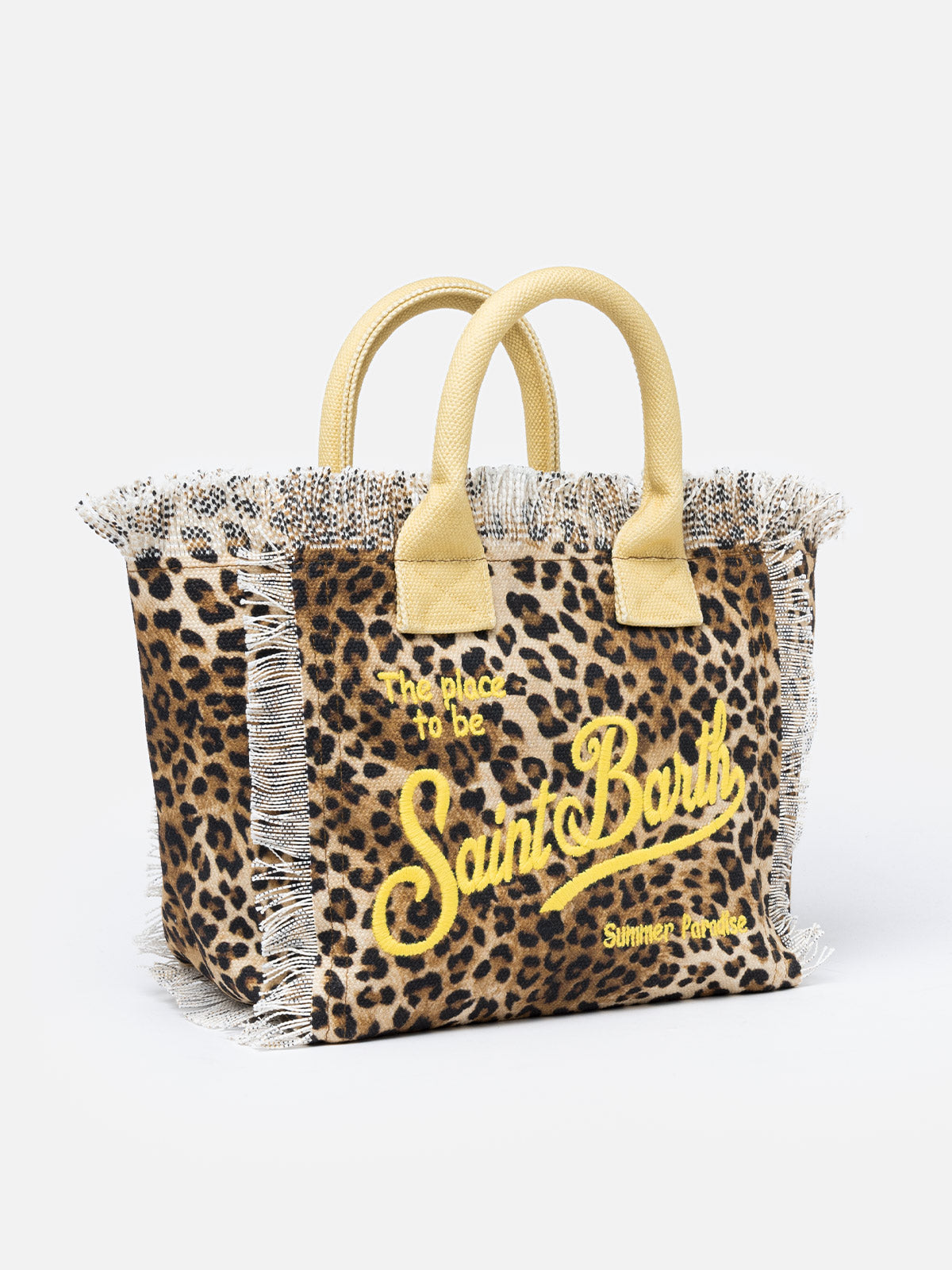 Colette-Handtasche aus Animalier-Baumwollcanvas