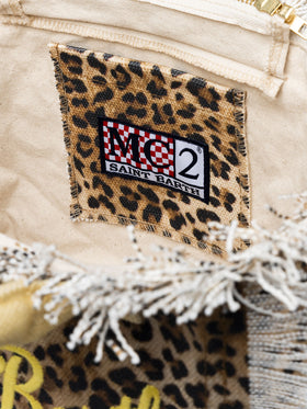 Colette-Handtasche aus Animalier-Baumwollcanvas