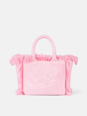 Colette Terry embossed pink handbag - MC2 Saint Barth