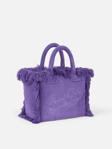 Borsa Colette in morbida spugna viola