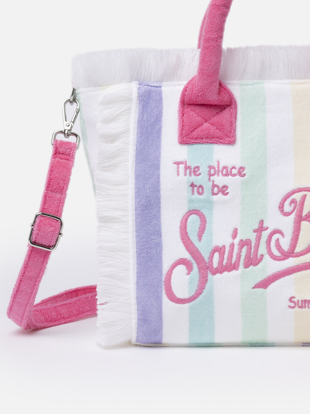 Terry striped Colette Sponge handbag