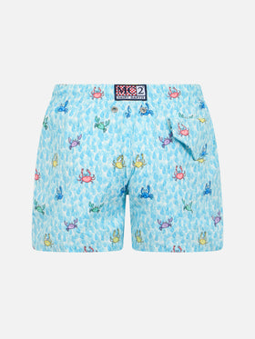 Costume da bagno da bambino Comfort Light con stampa granchi