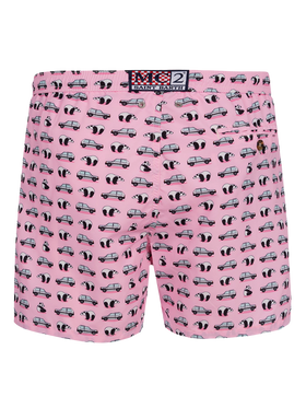Man lightweight fabric swim-shorts Lighting Micro Fantasy with Panda and panda print | PANDA SPECIAL EDITION