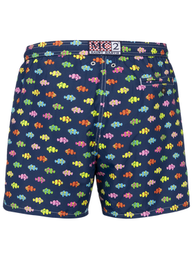 Herren-Badeshorts aus leichtem Stoff Lighting Micro Fantasy mit Clownfisch-Aufdruck