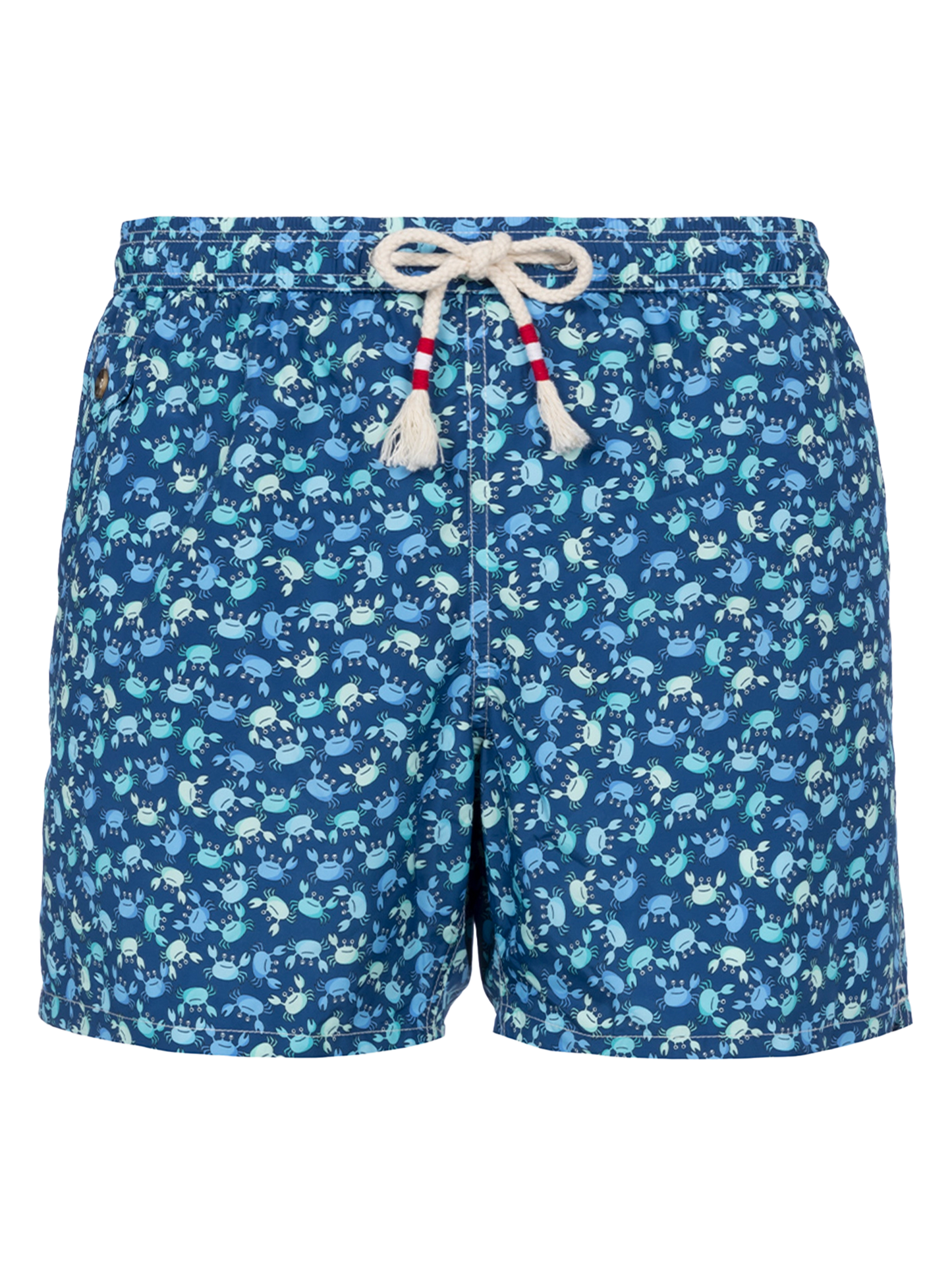 Costume da bagno da uomo in tessuto leggero Lighting 70 con stampa granchi