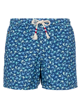 Costume da bagno da uomo in tessuto leggero Lighting 70 con stampa granchi