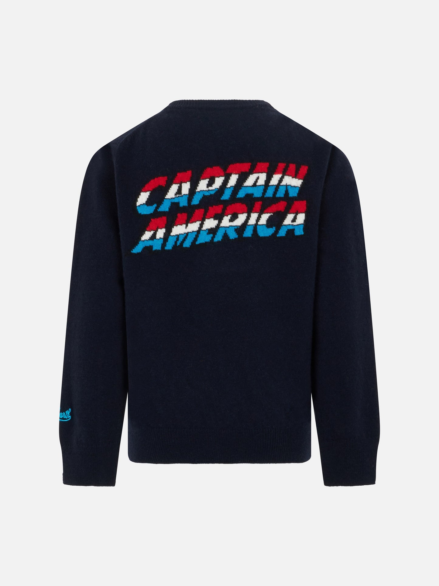 Rundhalspullover für Jungen mit Captain America-Aufdruck |MARVEL SPECIAL EDITION