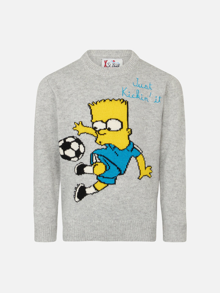 Maglione da bambino girocollo con stampa Bart Simpson |THE SIMPSON SPECIAL EDITION