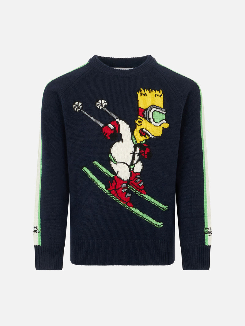 Rundhalspullover für Jungen mit Bart-Simpson-Aufdruck | THE SIMPSON SPECIAL EDITION