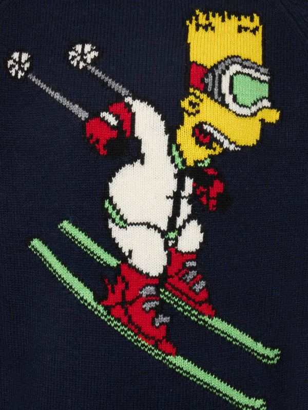 Rundhalspullover für Jungen mit Bart-Simpson-Aufdruck | THE SIMPSON SPECIAL EDITION