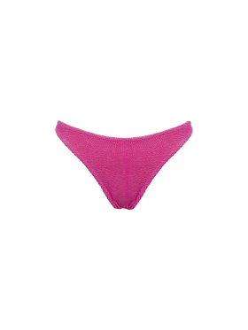 Woman pink classic crinkle swim briefs Elise