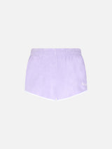 Pantaloncini da donna pull up in spugna di cotone Francine