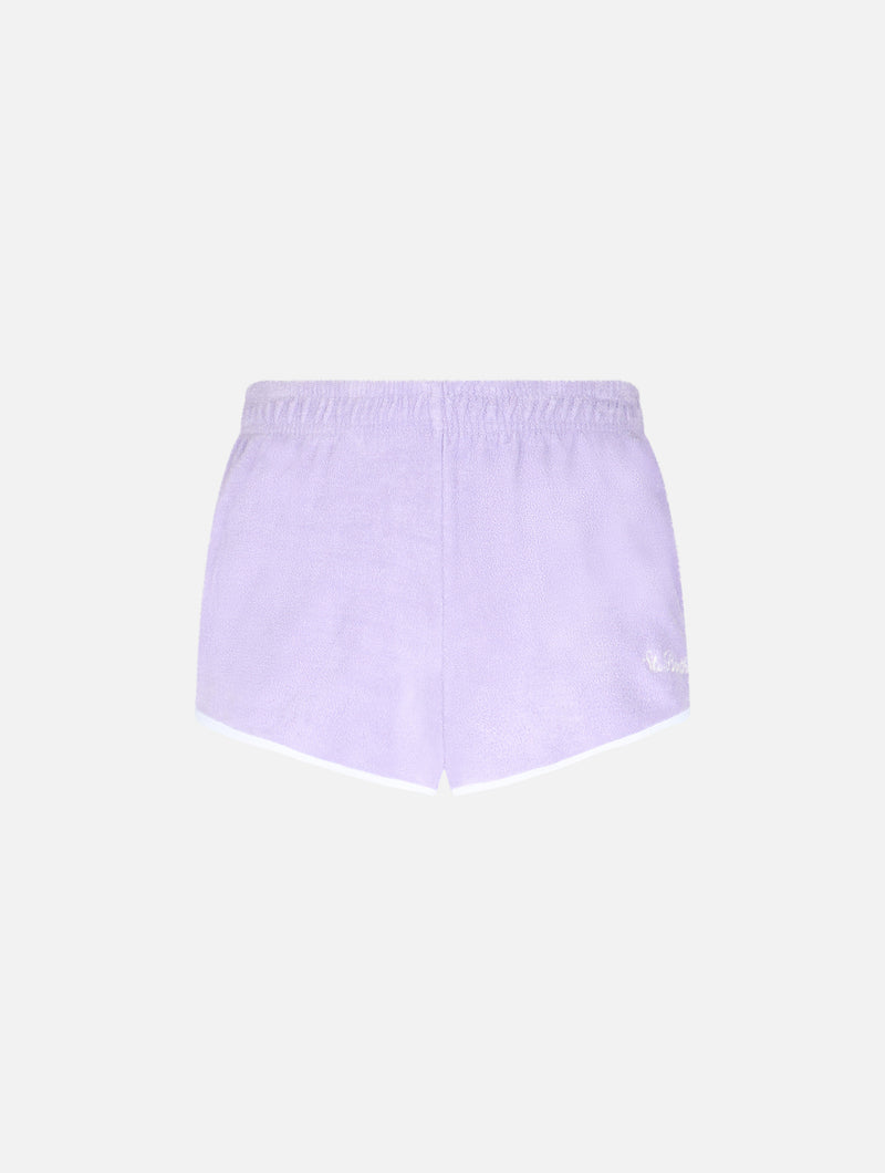 Pantaloncini da donna pull up in spugna di cotone Francine