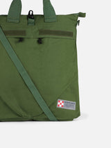 Militärgrüner Canvas-Rucksack Helmut