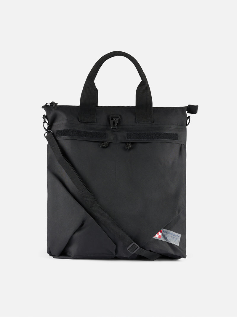 Canvas black backpack Helmut