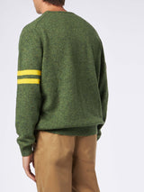 Man crewneck donegal sweater with Snoopy jacquard print | SNOOPY - ©PEANUTS SPECIAL EDITION