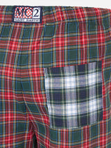 Pantaloni del pigiama da bambina con stampa tartan