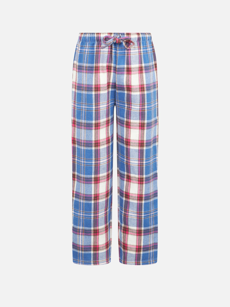 Pyjamahose für Kinder mit Tartan-Print