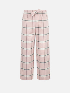 Kid pajama pants with tartan print - MC2 Saint Barth