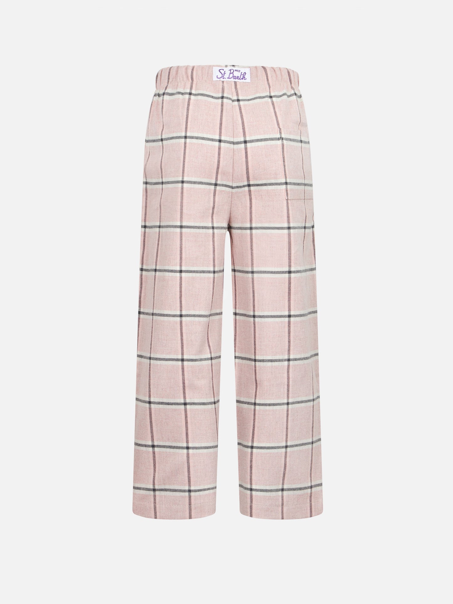 Kid pajama pants with tartan print - MC2 Saint Barth