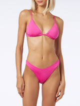 Bikini da donna a triangolo fucsia