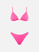 Bikini da donna a triangolo fucsia