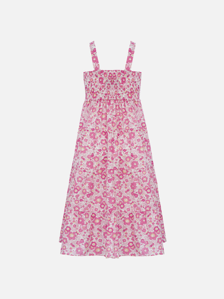 Girl cotton dress Jemine Jr with Betsy print | MADE WITH LIBERTY FABRIC