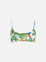 Parrots print bralette