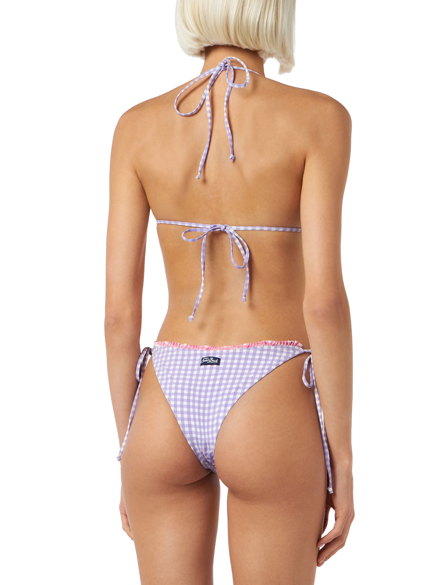 Slip mare a quadretti