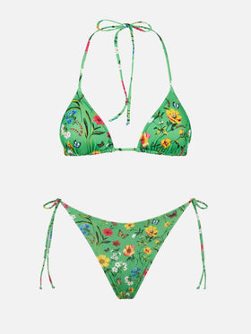 Triangle bikini Leah Norah with flower print