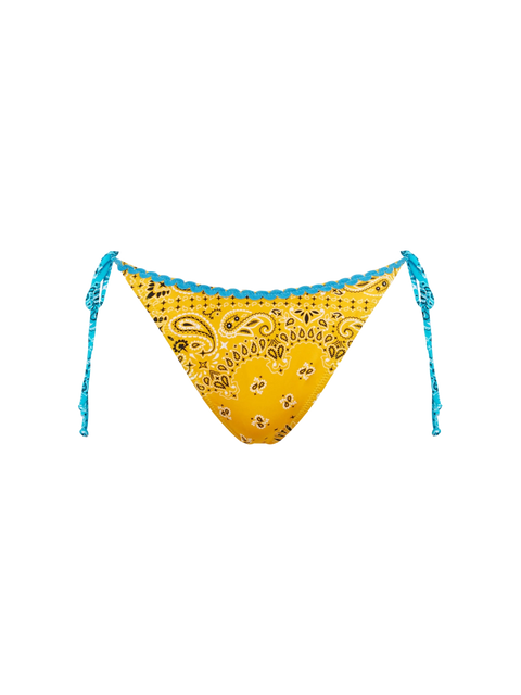Woman swim briefs with bandanna print - MC2 Saint Barth