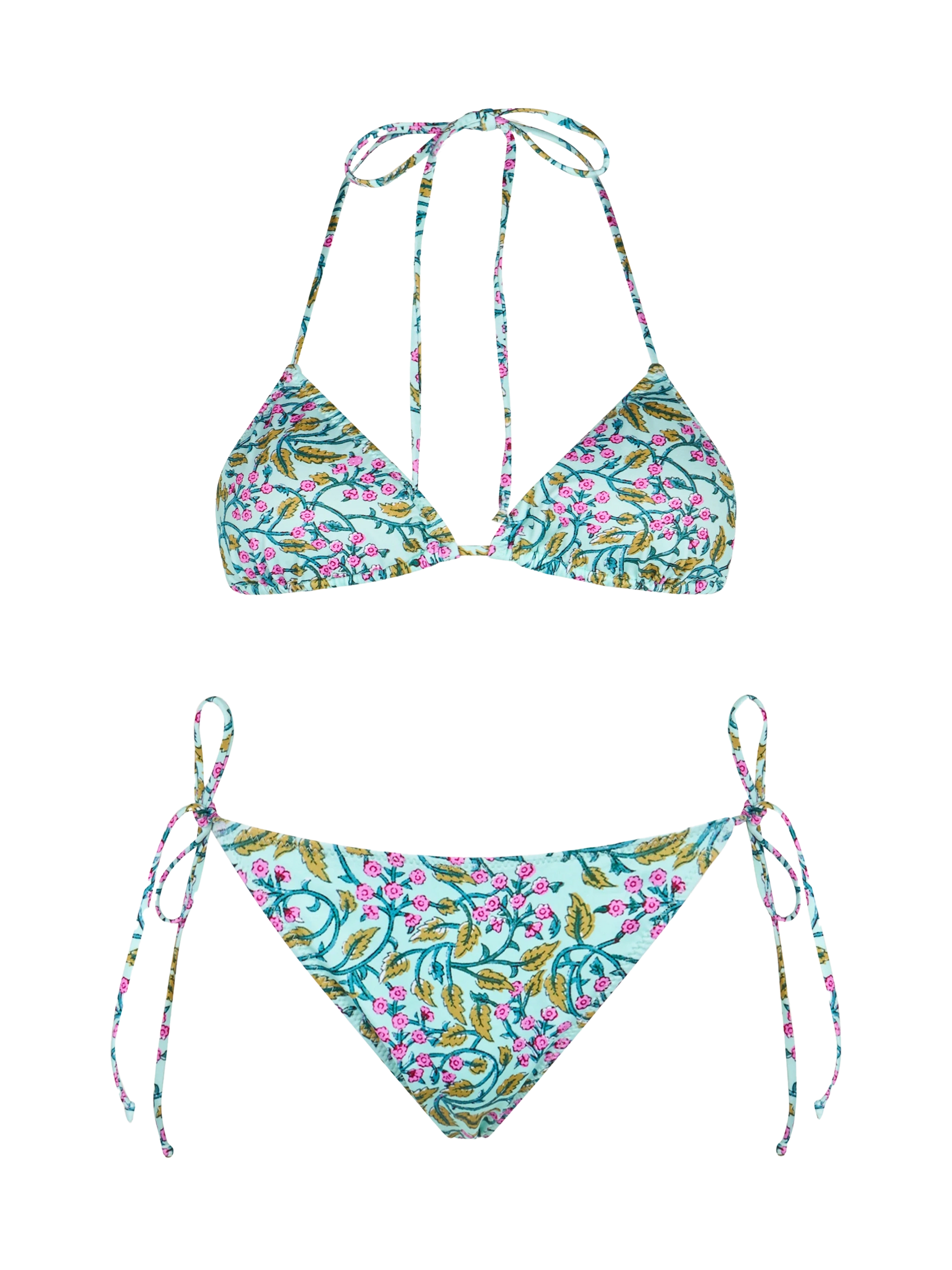 Woman radical flower triangle bikini Leah Marielle - MC2 Saint Barth