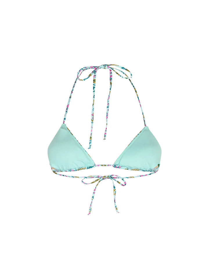 Woman radical flower triangle top swimsuit Leah