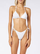 Bikini da donna a triangolo crinkle