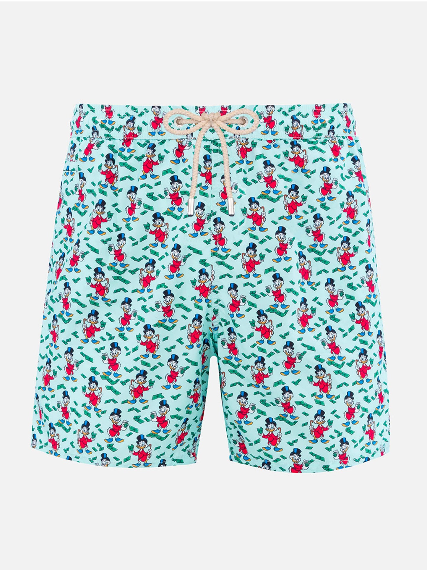 Badeshorts für Herren aus leichtem Stoff Lighting Micro Fantasy mit Scrooge-Aufdruck | DISNEY SPECIAL EDITION